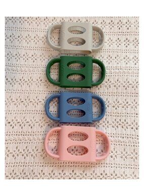 Dr. Brown's Baby Bottle Handles Bundle Easy Grip Removable Handles 4 Mo. +